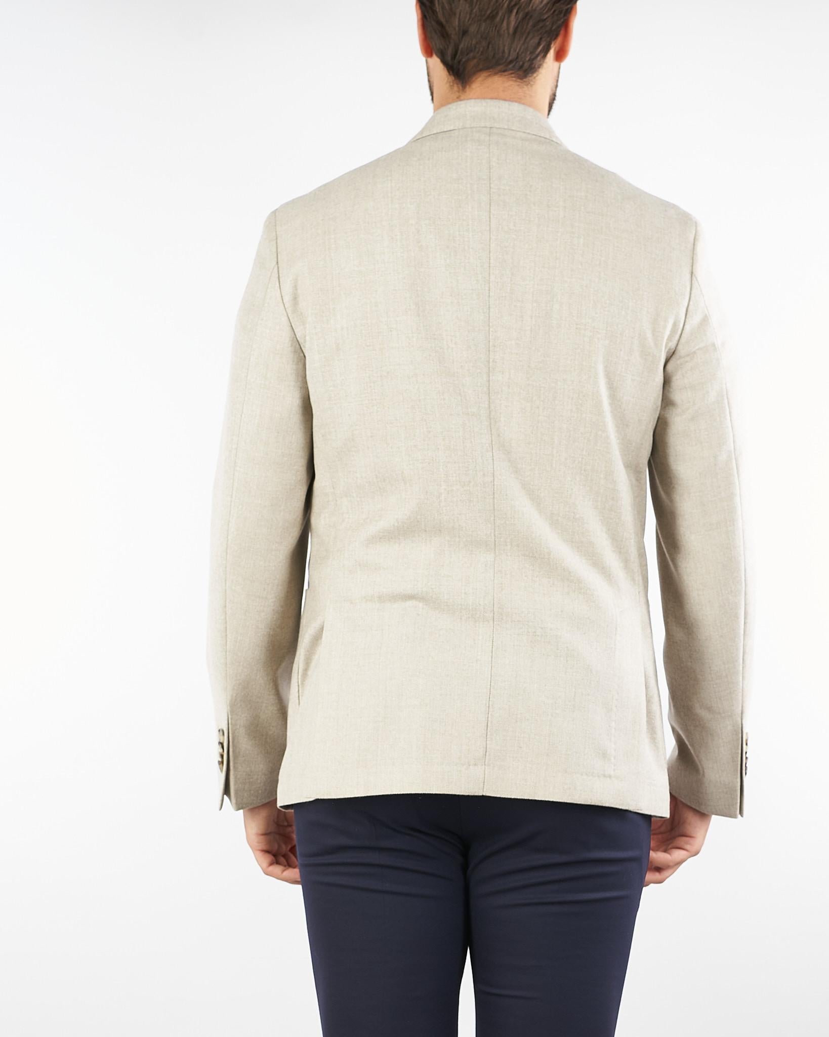 Giacca Beige in pura lana 3911G527251546 25 PAOLONI 