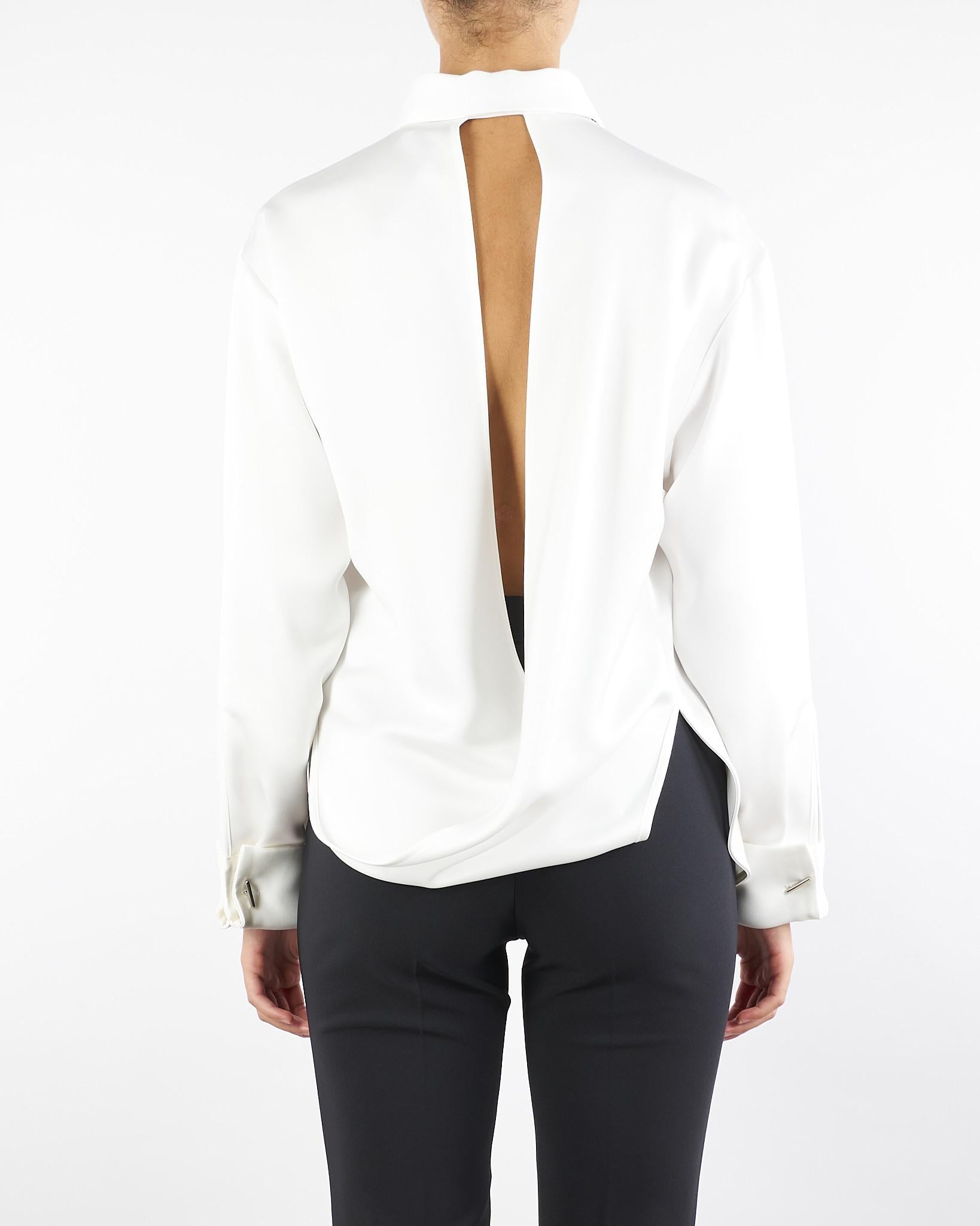 Camicia Avorio Smocking CA10201TRAS0042 V0300 SIMONA CORSELLINI 