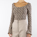 Body jacquard Marrone-Beige BHBO001 80 BOHEMIAN VI 