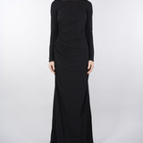 Abito Red Carpet in jersey leggero con drappeggi