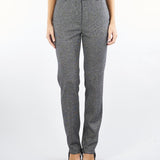 Pantalone Nero-Bianco a sigaretta in jersey NEGUS 2 MAX MARA STUDIO 