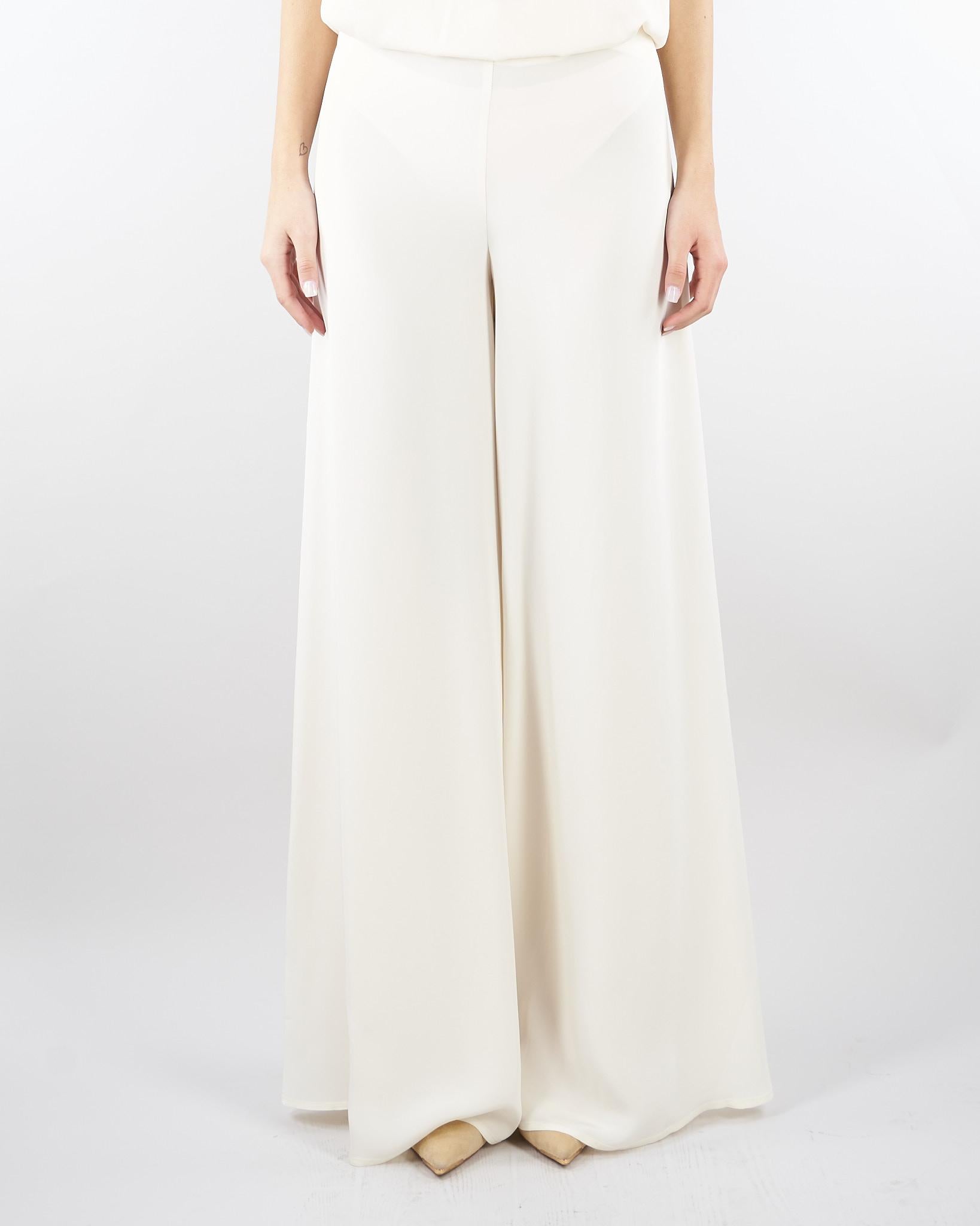Pantalone Burro in cady wide leg PA02901TVIS0026 V0359 SIMONA CORSELLINI 