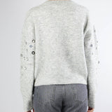 Maglia in alpaca con dettagli sul davanti Icona