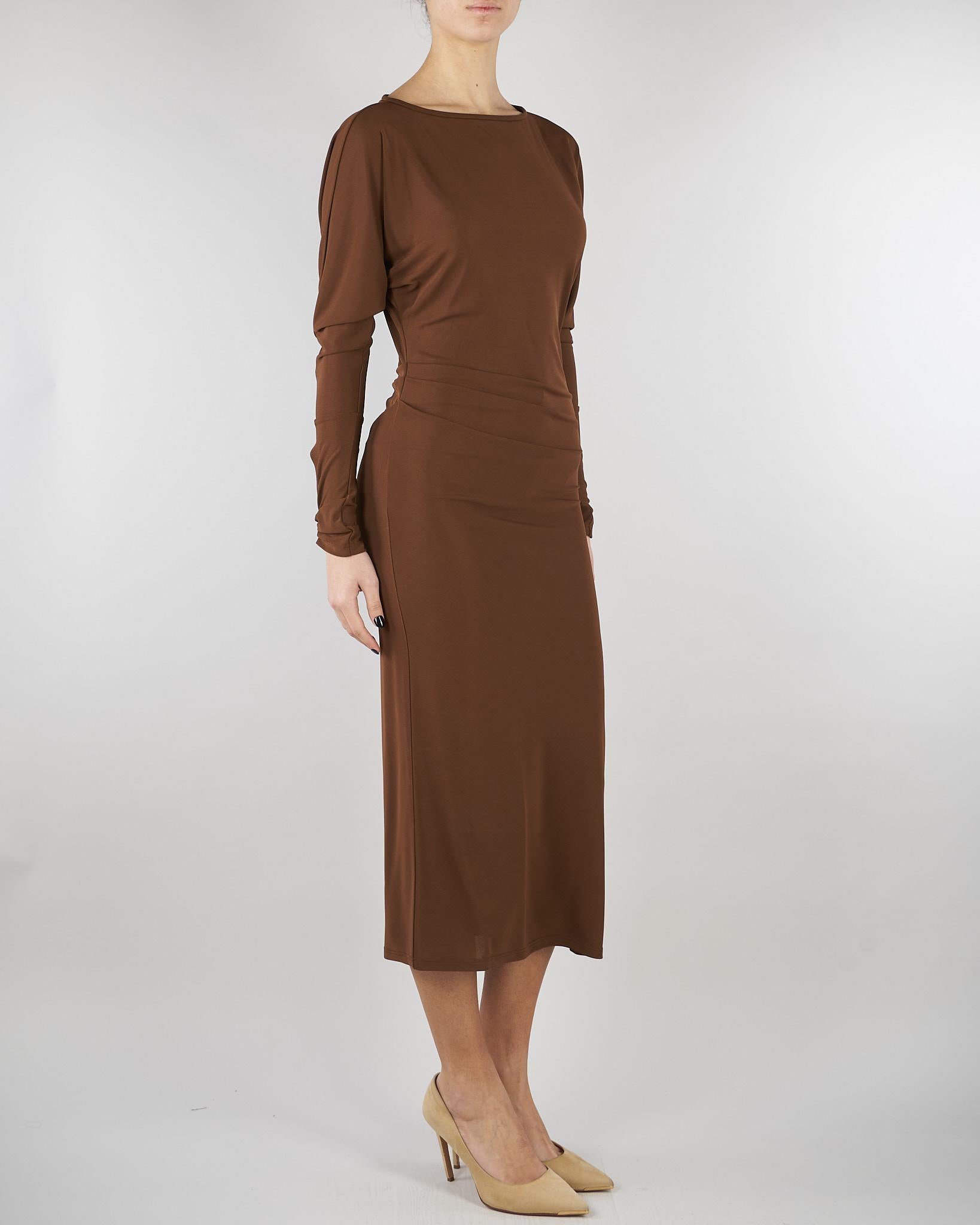 Abito Tabacco in jersey MSTSALVO 2 MAX MARA STUDIO 