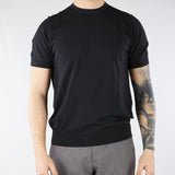 Maglia Nero in cotone ultrafine DK17036 99 DIKTAT 