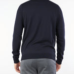 Maglia Blu in lana merinos 30618 400 JEORDIE'S 