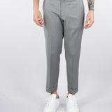 Pantalone Cooper Grigio in fresco lana