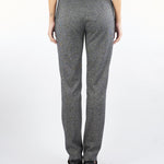 Pantalone Nero-Bianco a sigaretta in jersey NEGUS 2 MAX MARA STUDIO 