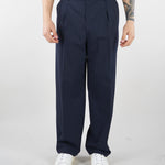 Pantalone Blu con doppia pences e fondo ampio B6AB0041 89M AMARANTO 