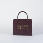 Borsa Tote piccola Merlot con logo BS33A56E2 EA4 ELISABETTA FRANCHI 