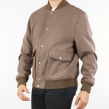 Giubbotto Bomber Tortora in lana GIU3469 30 I'M BRIAN 