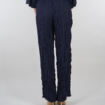 Pantalone Blu dritto con elastico in vita SP5PR004 3000 ICONA 