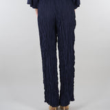 Pantalone Blu dritto con elastico in vita SP5PR004 3000 ICONA 
