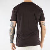 T-shirt Marrone in cotone Pima TH6709 3LA LACOSTE 