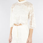 Blusa Burro in pizzo macramè TP2900 59 TWIN SET 