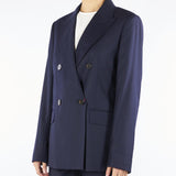Blazer Blu doppiopetto in flanella PUCCI 13 MAX MARA STUDIO 