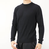 Maglia jacquard in pura lana, seta e cashmere Paolo Pecora