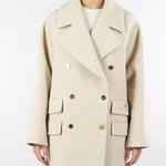 Caban Milk in panno di lana CP01156E2 DZ9 ELISABETTA FRANCHI 