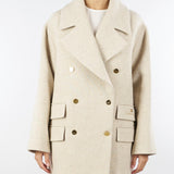 Caban Milk in panno di lana CP01156E2 DZ9 ELISABETTA FRANCHI 