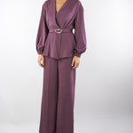 Giacca kimono Bordeaux con cintura GI287 85 BOHEMIAN VI 