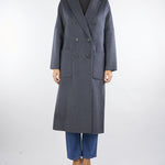 Cappotto Antracite Doppiopetto Basic Lungo TF0001 195 VICOLO 