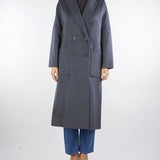 Cappotto Antracite Doppiopetto Basic Lungo TF0001 195 VICOLO 