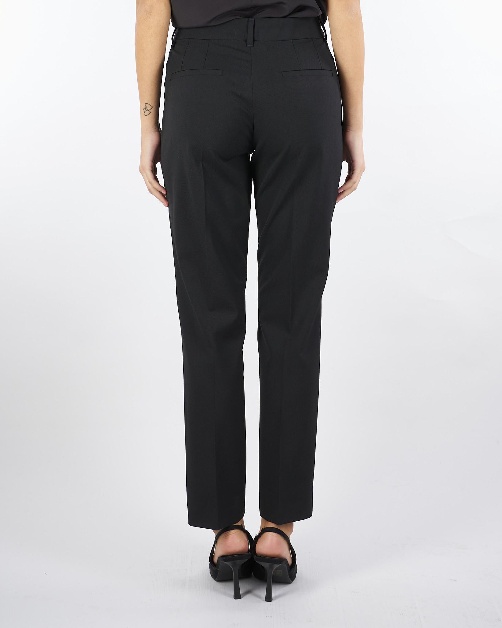 Pantalone Nero chino in tessuto stretch OPACO 1 MARELLA 