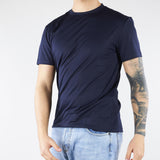 T-shirt Blu in jersey di cotone 4030M001263210 89 MANUEL RITZ 