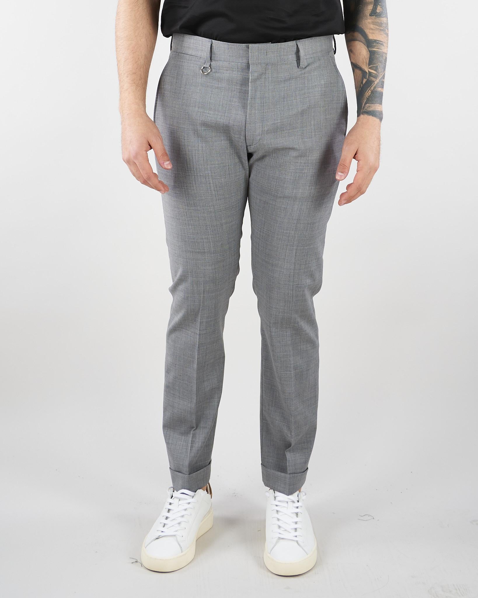Pantalone Roxy Grigio in fresco lana GC1PSS266889 N013 GOLDEN CRAFT 