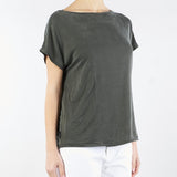 Blusa Verde Cupro Square Wom Shirty