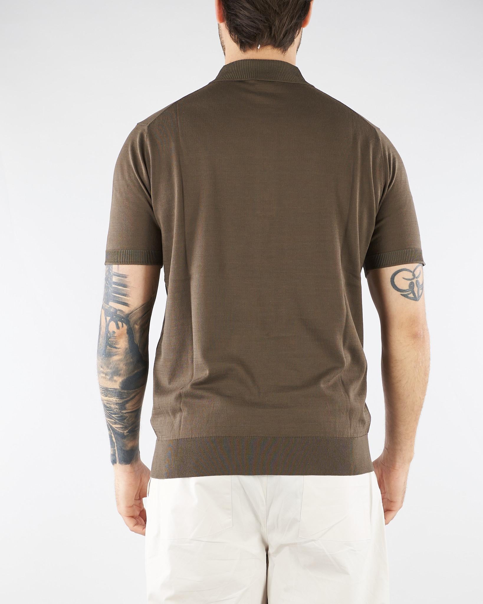 Maglia a polo Moro in puro cotone DK17041 85 DIKTAT 