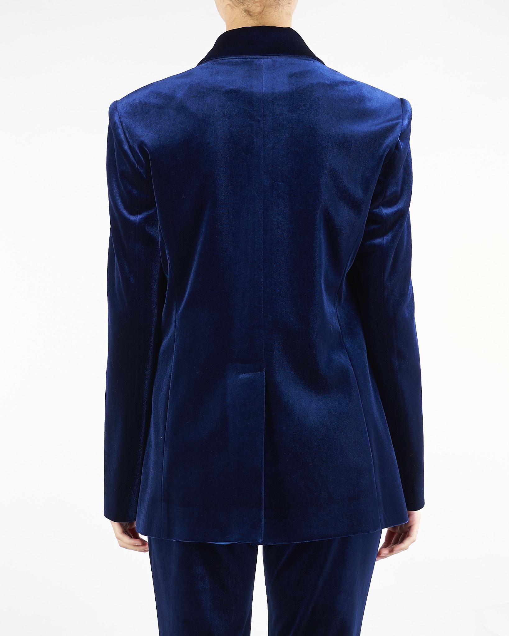 Blazer Blu in velluto ACTGC025GI1050 89 ACTUALEE 