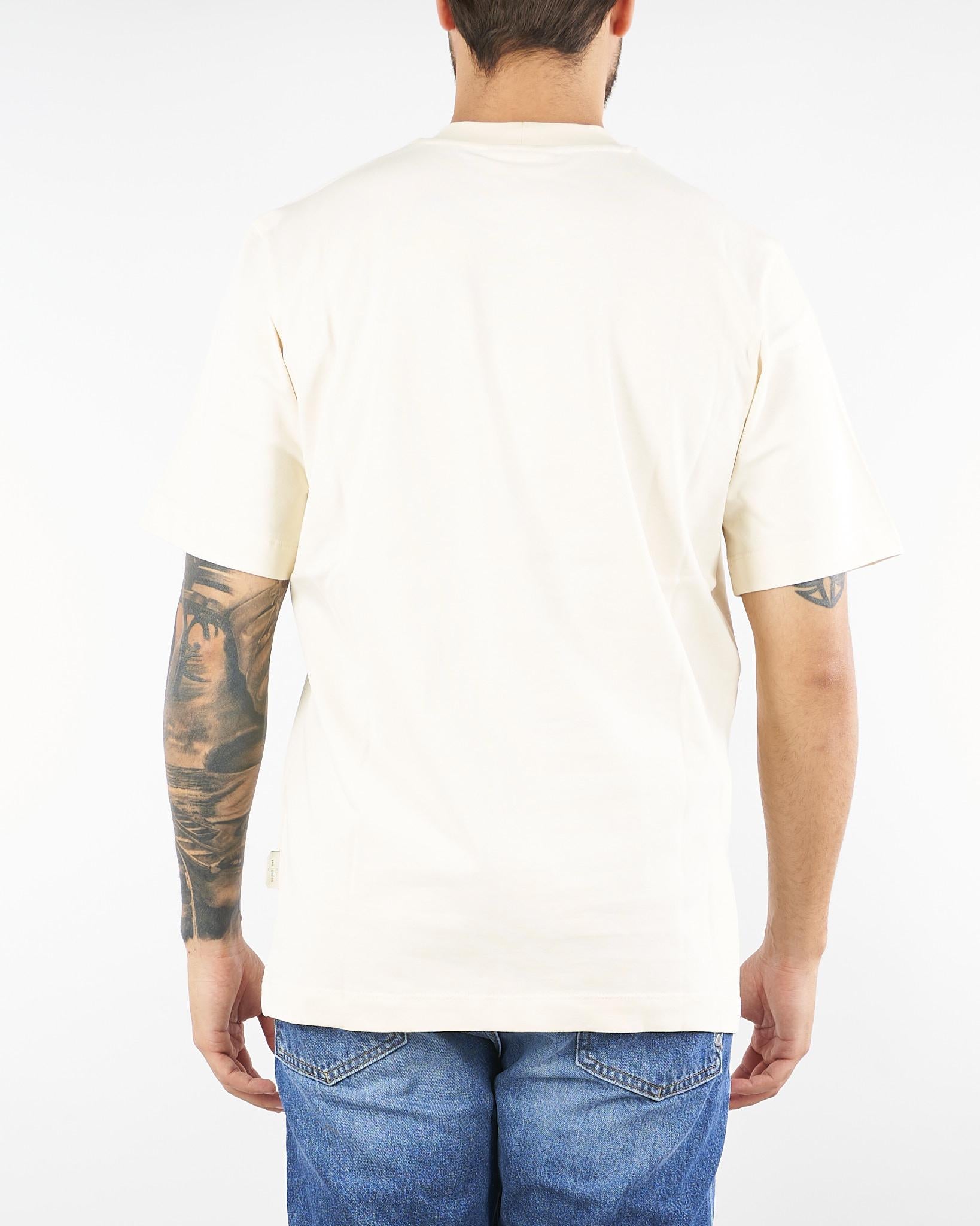 T-shirt Panna in cotone pesante XM4228 5 YES LONDON 