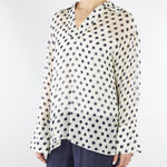 Blusa a pois Panna-Blu PBBEGREGE 1 PENNY BLACK 