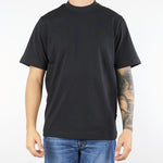 T-shirt Nero in cotone pesante XM4228 99 YES LONDON 