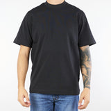 T-shirt Nero in cotone pesante XM4228 99 YES LONDON 