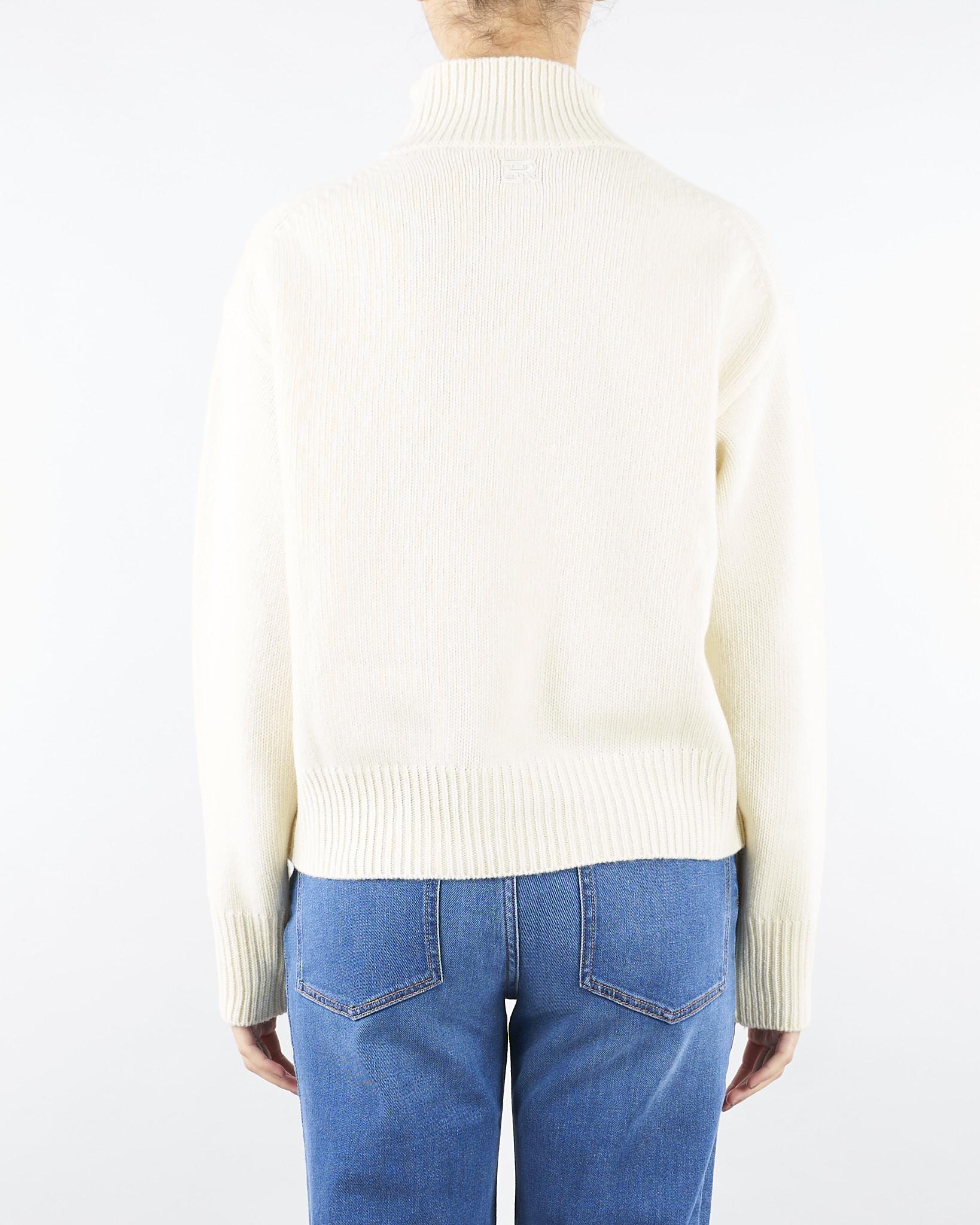 Maglia Panna in lana con ricamo D47EM063E86 MF333 ERMANNO BY ERMANNO SCERVINO 