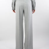 Pantalone Grigio wide leg in misto lana A2029719 7 CLIPS 