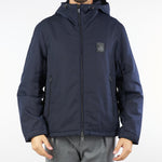 Giubbotto Blu con cappuccio in nylon EM003417AF18264 UB118 EMPORIO ARMANI 