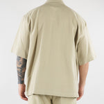 Camica Sabbia Oversize in puro cotone e lino CA3635 55 I'M BRIAN 