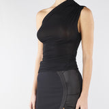 Top Nero in jersey CN00962E2 110 ELISABETTA FRANCHI 