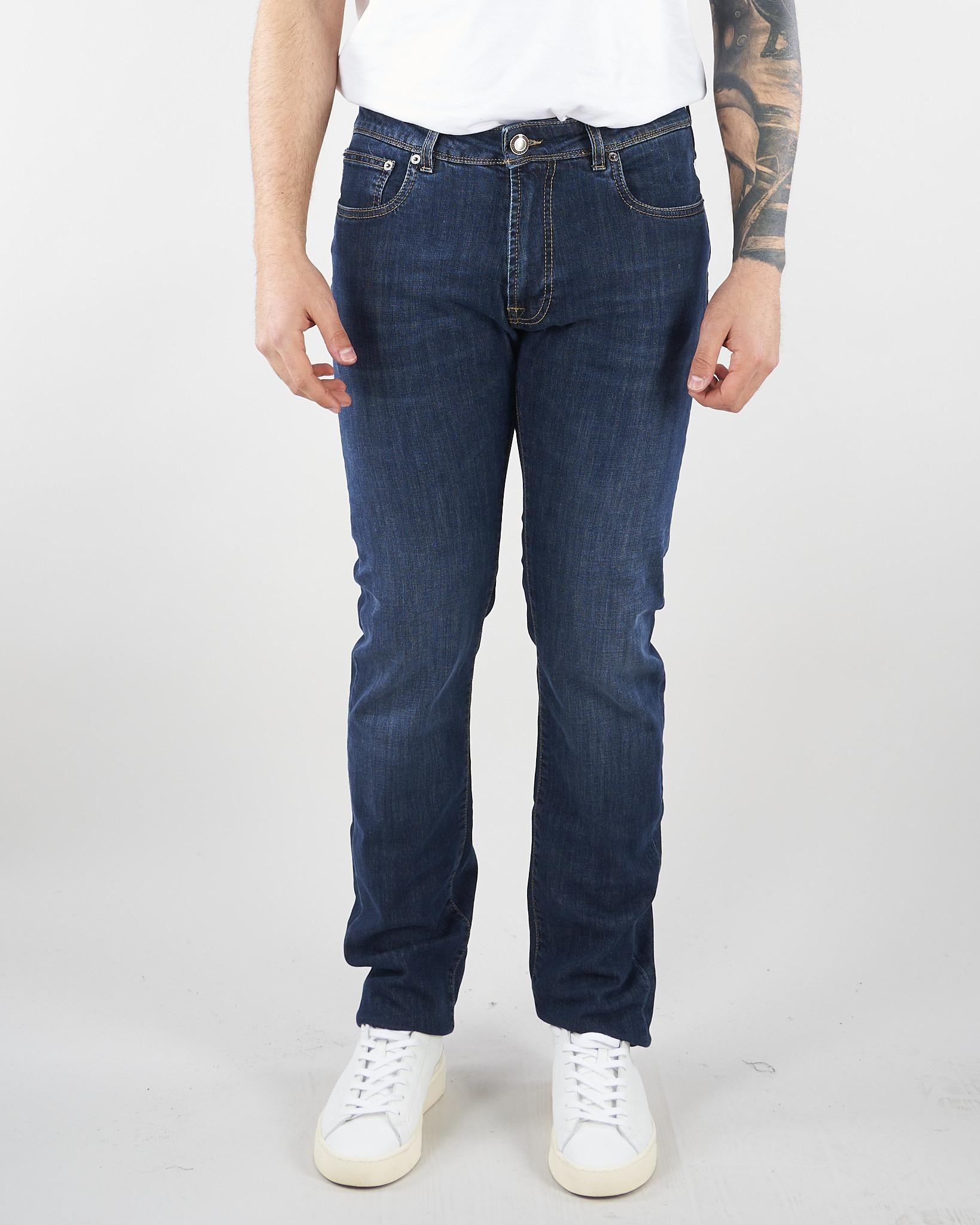 Jeans in Denim lavaggio scuro JOHND177C091 752 CAMOUFLAGE 