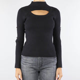 Maglia cut-out a costine No Secrets