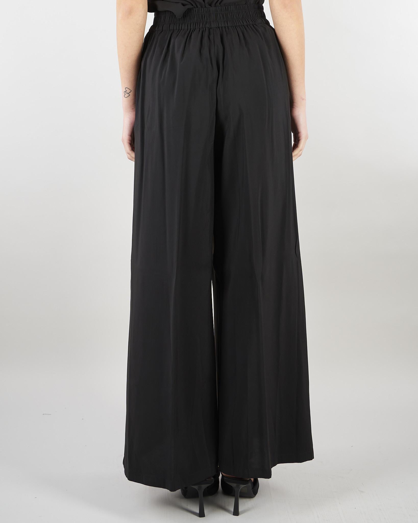 Pantalone Nero wide leg SS260021 99 ELEH 
