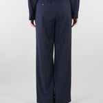 Pantalone Blu con elastico in vita WKDMALLO 1 MAX MARA WEEKEND 