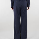 Pantalone Blu con elastico in vita WKDMALLO 1 MAX MARA WEEKEND 