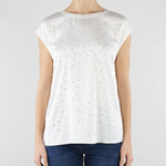 Blusa Fenx Avorio con strass FENX 4 NENETTE 