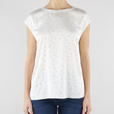 Blusa Fenx Avorio con strass FENX 4 NENETTE 