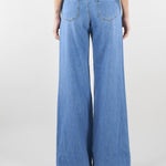 Jeans flare con pizzo ricamato D48EP040REJ4 MF156 ERMANNO BY ERMANNO SCERVINO 