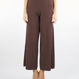 Pantalone Marrone in filato di viscosa SUPERBO 5 MAX MARA WEEKEND 